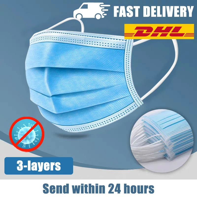 in stock! Face Disposable Masks 3 Layers Anti-Dust Earloops Masks Bacteria Proof Flu Face Mask Facial Protective Cover Masks
in stock! Face Disposable Masks 3 Layers Anti-Dust Earloops Masks Bacteria Proof Flu Face Mask Facial Protective Cover Masks