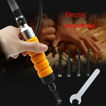 Wood Chisel Woodworking Carving Set Electric Carving Machine Engraving Knife Tool with 5 Blades and 1 Wrench Hotselling 63HF
Wood Chisel Woodworking Carving Set Electric Carving Machine Engraving Knife Tool with 5 Blades and 1 Wrench Hotselling 63HF