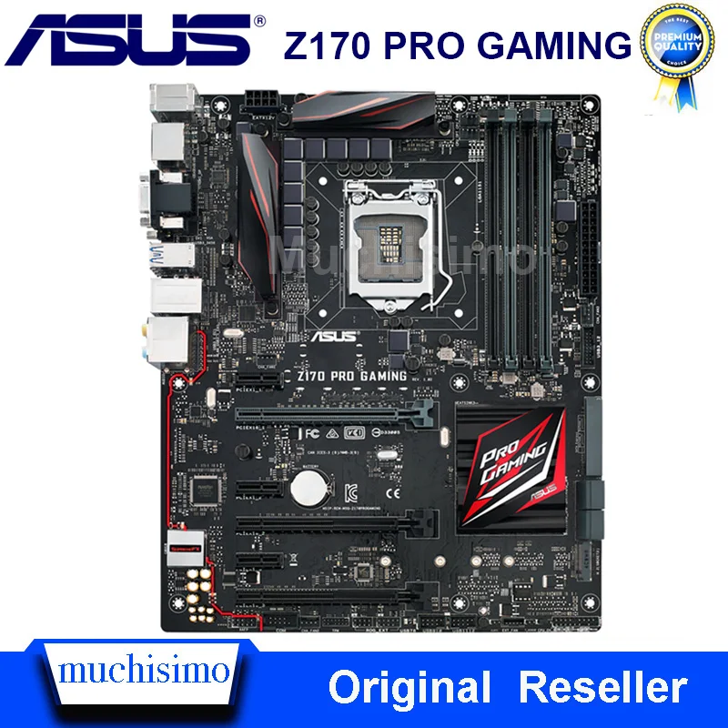 Материнская плата Asus Z170 PRO для игрового компьютера разъем LGA 1151 Core i7 i5 i3 DDR4 64G USB3.0 M.2