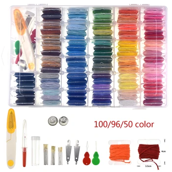 Cross Stitch Wire Box Set 100 Color Line Embroidery Thread Tool Set DMC Embroidery Thread Box F
Cross Stitch Wire Box Set 100 Color Line Embroidery Thread Tool Set DMC Embroidery Thread Box F