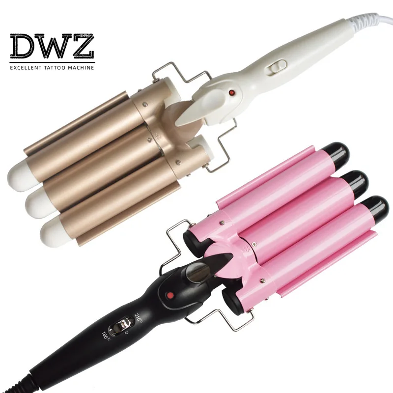 Hair curling tongs three rod curling iron LCD temperature control water ripple curling iron hairdressing tools
Hair curling tongs three rod curling iron LCD temperature control water ripple curling iron hairdressing tools