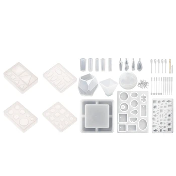 4x Silicone Mold Diy Geometric Triple-Cornered Mirror Craft Jewelry Making Decorative Resin Molds Tool for Jewelry & 15 Pcs (65
4x Silicone Mold Diy Geometric Triple-Cornered Mirror Craft Jewelry Making Decorative Resin Molds Tool for Jewelry & 15 Pcs (65