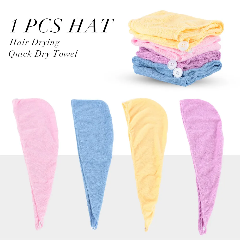 Dry Hair Bath Towel Vogue Microfiber Quick Magic Drying Turban Wrap Hat Bathing Accessories Super Absorbent Women Hair Cap 1Pc
Dry Hair Bath Towel Vogue Microfiber Quick Magic Drying Turban Wrap Hat Bathing Accessories Super Absorbent Women Hair Cap 1Pc