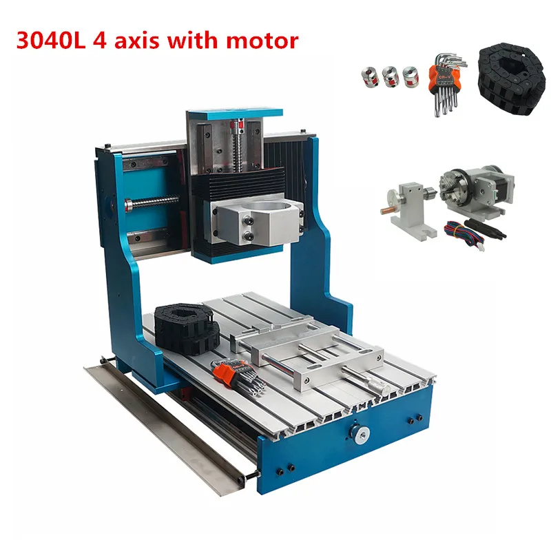 CNC router frame 3040 3 axis 4 axis linear guideway for DIY Engraving Drilling Milling Machine With Motor Nema 23 for optional
CNC router frame 3040 3 axis 4 axis linear guideway for DIY Engraving Drilling Milling Machine With Motor Nema 23 for optional