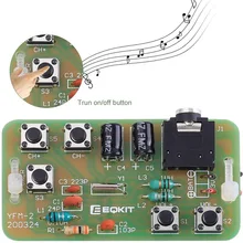 DIY Kit FM Stereo Radio Module 76-108MHz Wireless Receiver DC 3V Circuit PCB Board Solder Practice Project for School Labs
DIY Kit FM Stereo Radio Module 76-108MHz Wireless Receiver DC 3V Circuit PCB Board Solder Practice Project for School Labs