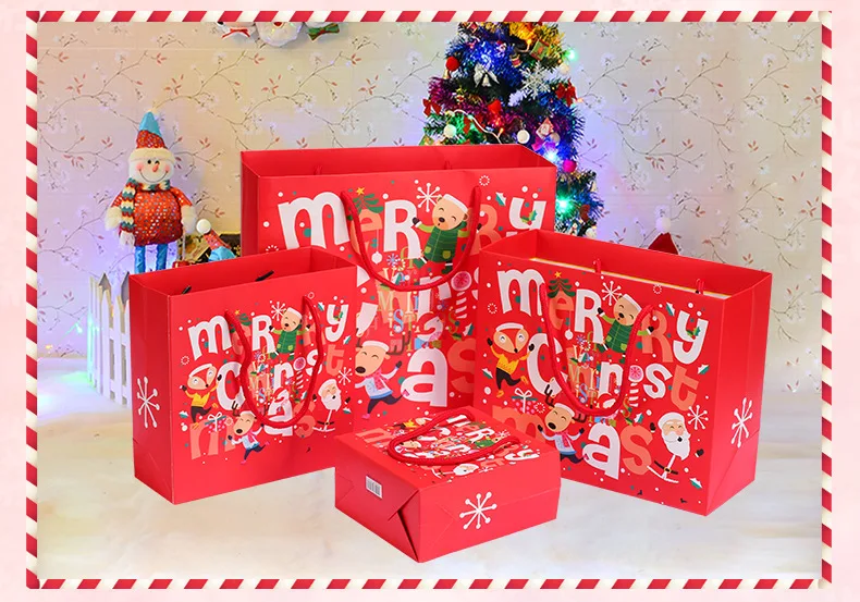 paper bag kids party favors box christmas decorations for home