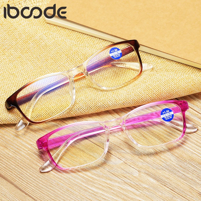 iboode Anti Blue Light Reading Glasses Women Men Lightweight Gradient Square Frame Presbyopic Eyeglasses Computer Goggle Mirror
iboode Anti Blue Light Reading Glasses Women Men Lightweight Gradient Square Frame Presbyopic Eyeglasses Computer Goggle Mirror