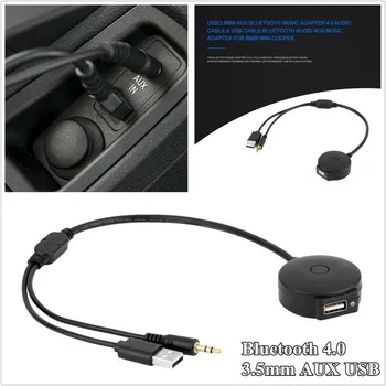 3.5mm Jack AUX USB Interface Bluetooth Module Receiver Cable Adapter for BMW Mini Cooper Car Wireless Bluetooth 4.0 Audio Input
3.5mm Jack AUX USB Interface Bluetooth Module Receiver Cable Adapter for BMW Mini Cooper Car Wireless Bluetooth 4.0 Audio Input