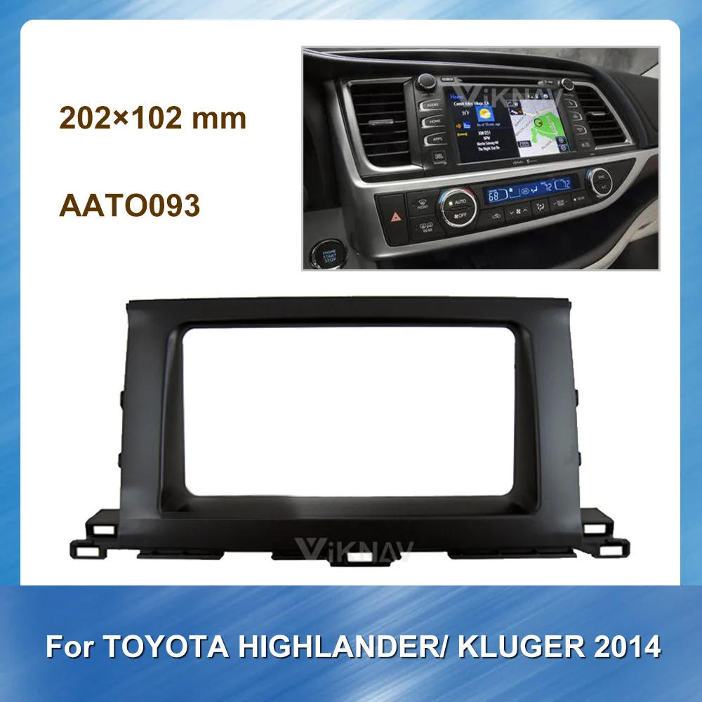 2DIN Car Stereo DVD Radio Fascia for Toyota Highlander KLUGER 2014 Audio Player Panel Adapter Frame Dash Mount Installation Kit
2DIN Car Stereo DVD Radio Fascia for Toyota Highlander KLUGER 2014 Audio Player Panel Adapter Frame Dash Mount Installation Kit