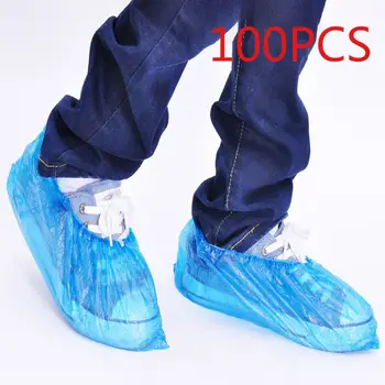 100 PCS Disposable PE Plastic Boot Covers Rain Shoe Cover Overshoes Waterproof Elastic Prevent Wet Family Tools
100 PCS Disposable PE Plastic Boot Covers Rain Shoe Cover Overshoes Waterproof Elastic Prevent Wet Family Tools