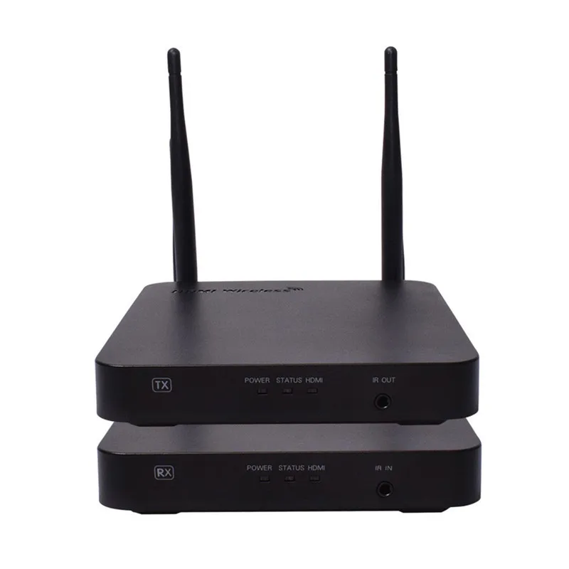Hdmi Wireless Extender 100M 2.4Ghz/5Ghz Hd 1080P 1.3 3D Wifi Hdmi Sender Transmitter Receiver Support Hdcp1.4 Hdtv Eu Plug
Hdmi Wireless Extender 100M 2.4Ghz/5Ghz Hd 1080P 1.3 3D Wifi Hdmi Sender Transmitter Receiver Support Hdcp1.4 Hdtv Eu Plug