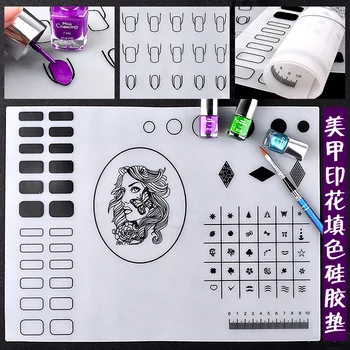 Quality Washable Work Space Pad Nail Manicure Tool 3 Patterns Options 1 Pcs Silicone Nail Art Stamp Stamping Mat Foldable w
Quality Washable Work Space Pad Nail Manicure Tool 3 Patterns Options 1 Pcs Silicone Nail Art Stamp Stamping Mat Foldable w