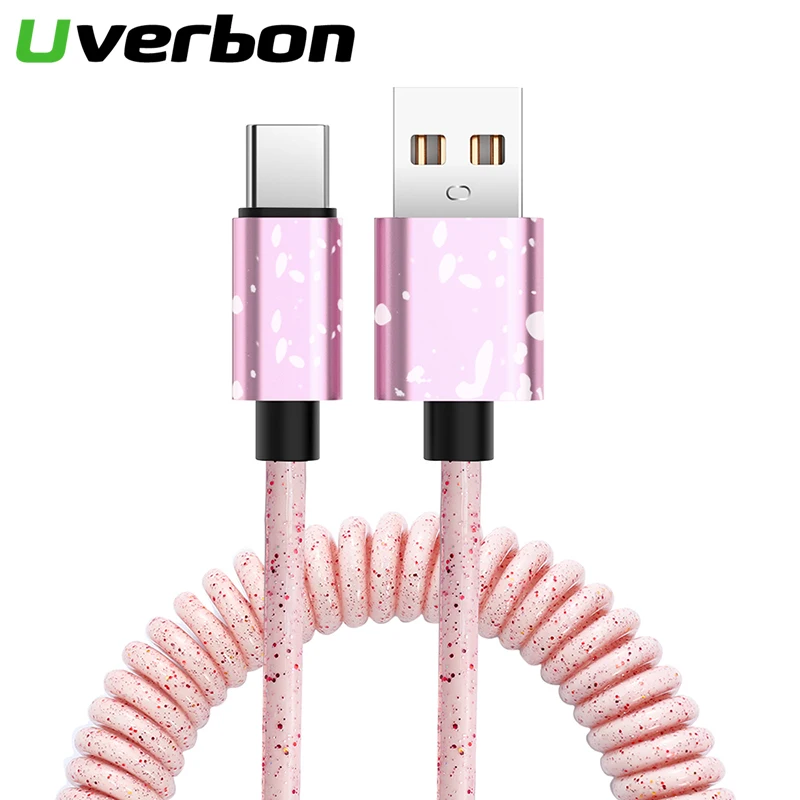 Spring USB Type C Cable idea for Car Styling Storage Flexible 3A Charging Cable USB C for Huawei P30 xiaomi mi 8 Type-C Device
Spring USB Type C Cable idea for Car Styling Storage Flexible 3A Charging Cable USB C for Huawei P30 xiaomi mi 8 Type-C Device
