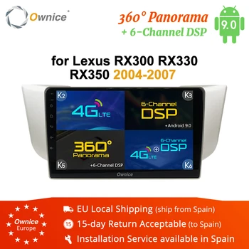 Ownice 8Core Android 9.0 car radio GPS Navi K3 K5 K6 for Lexus RX300 RX330 RX350 2004-2007 Toyota Harrier 360 Panorama DSP SPDIF
Ownice 8Core Android 9.0 car radio GPS Navi K3 K5 K6 for Lexus RX300 RX330 RX350 2004-2007 Toyota Harrier 360 Panorama DSP SPDIF