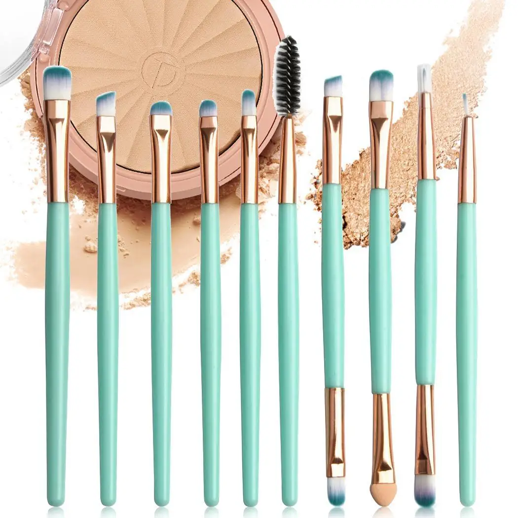 10 Pcs/Set Eye Makeup Shadow Eyebrow and Grooming Home Travel Set/Kit Brush Set 46g China | Красота и здоровье