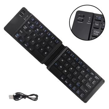 PC Laptop Folding Working Keyboard Portable Wireless bluetooth 3.0 Keypad 67 Keys Built-in Rechargeable Li-battery 2 Colors 15m
PC Laptop Folding Working Keyboard Portable Wireless bluetooth 3.0 Keypad 67 Keys Built-in Rechargeable Li-battery 2 Colors 15m