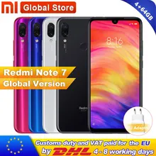 النسخة العالمية Xiaomi Redmi ملاحظة 7 4GB 64GB الهاتف الذكي أنف العجل 660 الثماني النواة 4000mAh 2340x1080 48MP المزدوج كاميرا الهاتف المحمول(China)