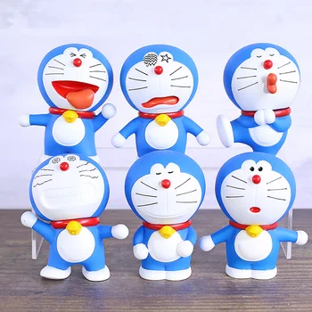 Anime Cartoon Doraemon PVC Figures Decoration Toys Dolls Birthdays Gift 6pcs/set 
Anime Cartoon Doraemon PVC Figures Decoration Toys Dolls Birthdays Gift 6pcs/set