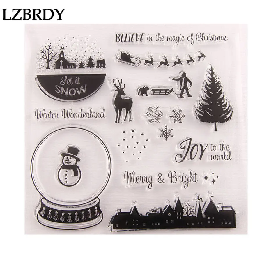 1 Pack Christmas Tree Deer Snowman Boy Snow Flower Clear Stamps for Card Making Scrapbooking Christmas Winter Stamps
1 Pack Christmas Tree Deer Snowman Boy Snow Flower Clear Stamps for Card Making Scrapbooking Christmas Winter Stamps