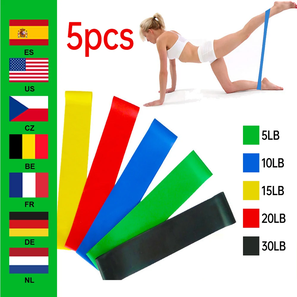 5Pcs/Set Elastic Yoga Resistance Rubber Bands Fitness Equipment 0.35mm-1.1mm Training Workout Elastic Bands
5Pcs/Set Elastic Yoga Resistance Rubber Bands Fitness Equipment 0.35mm-1.1mm Training Workout Elastic Bands