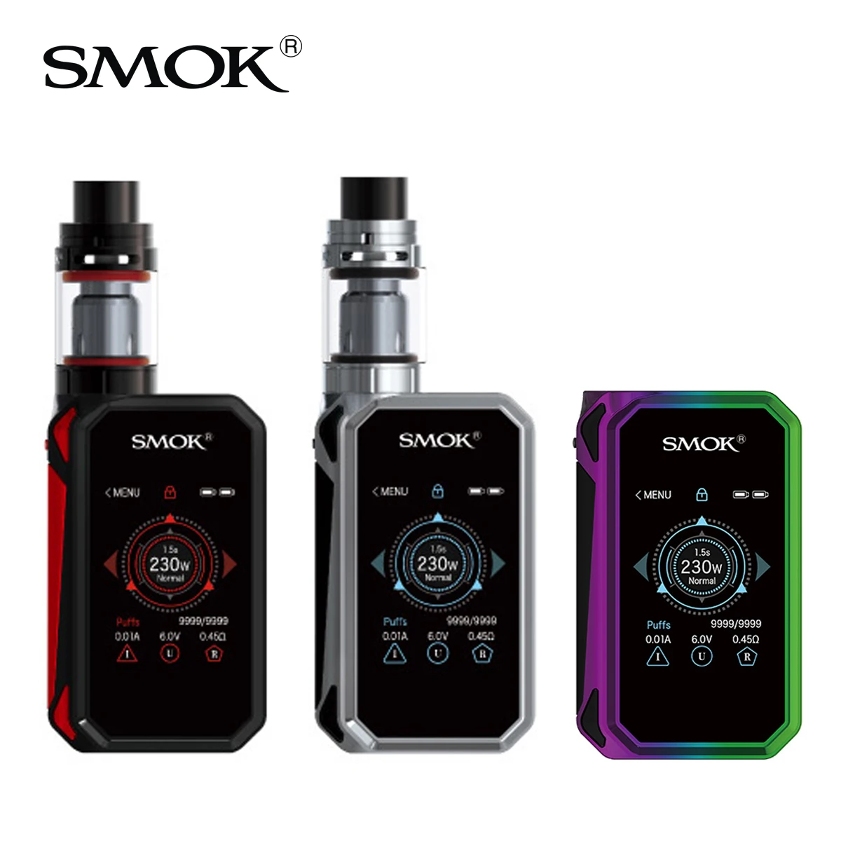 SMOK G Priv 2 Mod сенсорный экран 220W Vape TFV8 X Baby бак вейп комплект электронной сигареты PRIV