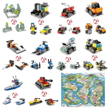 Building Blocks Bricks Kit with Game Mat Truck Building Blocks Sets Vehicle Technic DIY Bricks Playmobil Toys for Children
Building Blocks Bricks Kit with Game Mat Truck Building Blocks Sets Vehicle Technic DIY Bricks Playmobil Toys for Children