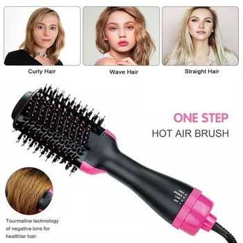 New 2 IN 1 One Step Hair Dryer Hot Air Brush Hair Straightener Comb Curling Brush Hair Styling Tools Hair Dryer Brush
New 2 IN 1 One Step Hair Dryer Hot Air Brush Hair Straightener Comb Curling Brush Hair Styling Tools Hair Dryer Brush