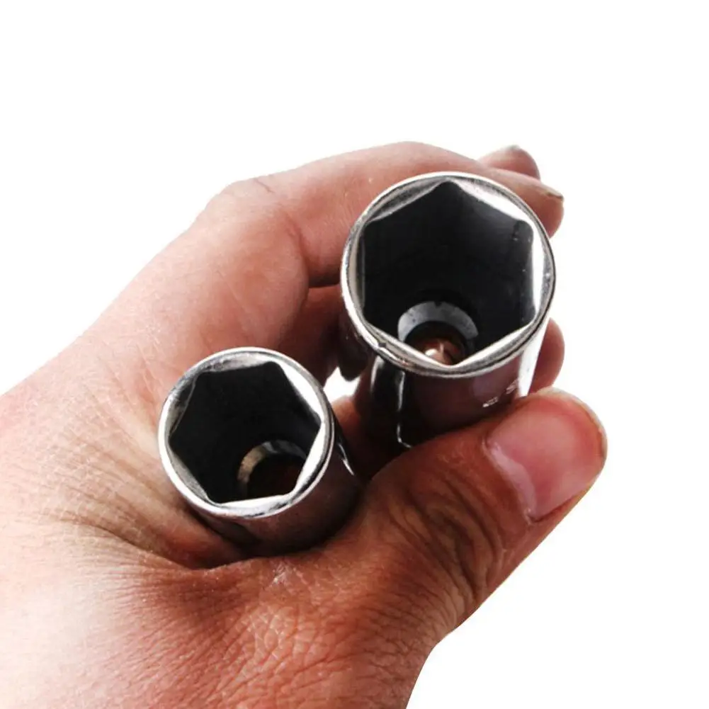 Car Universal T-Handle Dual Use Spark Plug Wrench Kit Plug Tool Installer Socket Joint Remover Wrench Spark D5K8
Car Universal T-Handle Dual Use Spark Plug Wrench Kit Plug Tool Installer Socket Joint Remover Wrench Spark D5K8