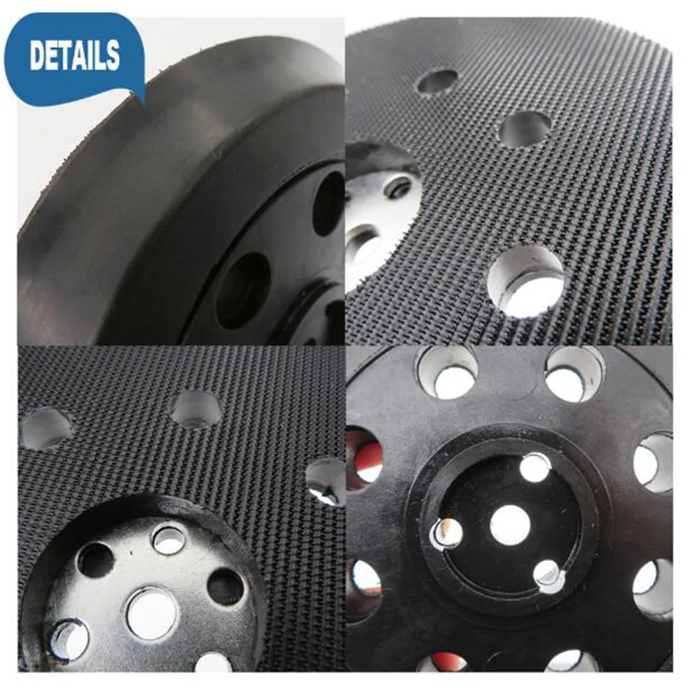 5 Inch 8 Holes 3 Nails Electric Polishing Disc Sander Backing Pad for Bosch PEX 125 Orbital Sanders
5 Inch 8 Holes 3 Nails Electric Polishing Disc Sander Backing Pad for Bosch PEX 125 Orbital Sanders