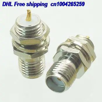 DHL 100pcs SMA female jack nut bulkhead solder cup deck mount male connector nickel connector 22ds 
DHL 100pcs SMA female jack nut bulkhead solder cup deck mount male connector nickel connector 22ds
