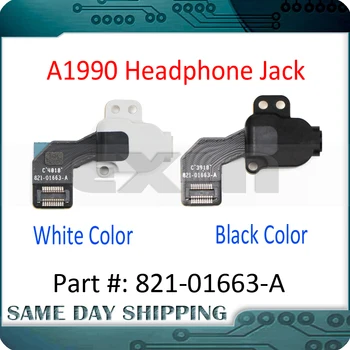New 821-01663-A for Macbook Pro Retina 15.4" 15" A1990 Headphone Audio Jack with Flex Cable Black and White 2018 2019 Year
New 821-01663-A for Macbook Pro Retina 15.4" 15" A1990 Headphone Audio Jack with Flex Cable Black and White 2018 2019 Year
