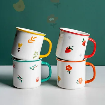 Creative Cute Coffee Mug Funny Couple Water Cup Hand Painted Mugs Breakfast Milk Tea Cups Kubek Ceramiczny Stirring Mug AC50MU
Creative Cute Coffee Mug Funny Couple Water Cup Hand Painted Mugs Breakfast Milk Tea Cups Kubek Ceramiczny Stirring Mug AC50MU