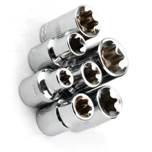 7pcs 3/8 Inch Drive E Socket Wrench Head E8 E10 E11 E12 E14 E16 E18 Ratchet Star Female Socket Auto Repair Hand Tools
7pcs 3/8 Inch Drive E Socket Wrench Head E8 E10 E11 E12 E14 E16 E18 Ratchet Star Female Socket Auto Repair Hand Tools