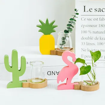 Nordic creative hydroponic vase transparent glass flamingo desktop home decoration accessories green dill vase
Nordic creative hydroponic vase transparent glass flamingo desktop home decoration accessories green dill vase