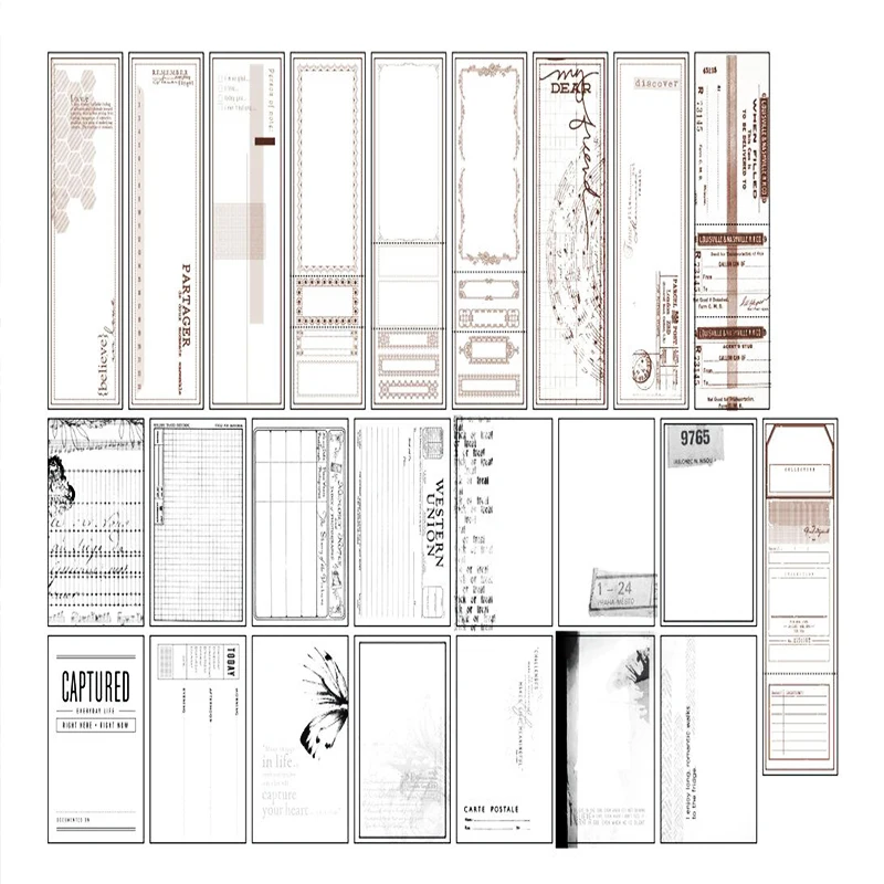 Nikier 24Pcs Vintage Note Cutes MeMO Stickers Decoration Diary Planner For DIY Scrapbooking Label Adhesive Stationary Supplies
Nikier 24Pcs Vintage Note Cutes MeMO Stickers Decoration Diary Planner For DIY Scrapbooking Label Adhesive Stationary Supplies