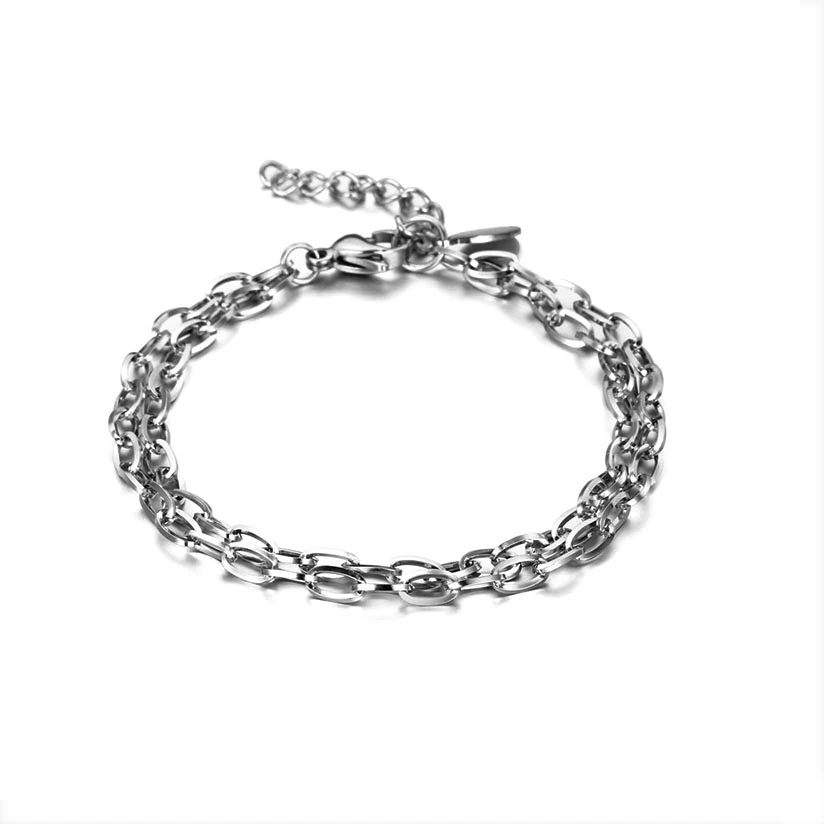 2021 Hot Fashion Stainless Steel Chain Bracelet for Men Women Friendship Wedding Jewelry Gift
2021 Hot Fashion Stainless Steel Chain Bracelet for Men Women Friendship Wedding Jewelry Gift