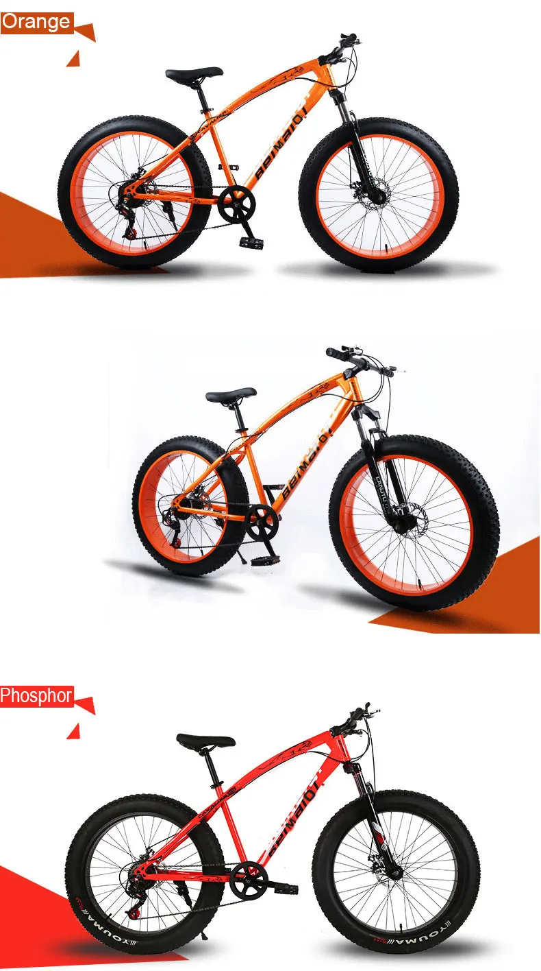 Cheap Mountain Bike Beach Snow Bike 4.0 Super Wide Tires 20/24/26 Inch Speed Off-road Bicycles Male And Female Students Adult 19 Cheap Mountain Bike Beach Snow Bike 4.0 Super Wide Tires 20/24/26 Inch Speed Off-road Bicycles Male And Female Students Adult 19
