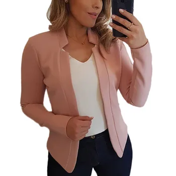 Women's Autumn And Winter Fashion Thin Section Long-sleeved Cardigan Business Wear Casual Office Suit Jacket Female Coat
Women's Autumn And Winter Fashion Thin Section Long-sleeved Cardigan Business Wear Casual Office Suit Jacket Female Coat