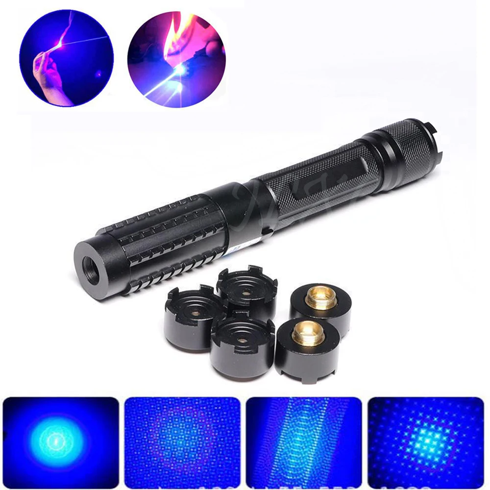 Powerful Blue Laser Pointer Torch 450nm 10000m Focusable Laser sight Pointers Lazer Flashlight Burning Match/Burn cigars
Powerful Blue Laser Pointer Torch 450nm 10000m Focusable Laser sight Pointers Lazer Flashlight Burning Match/Burn cigars