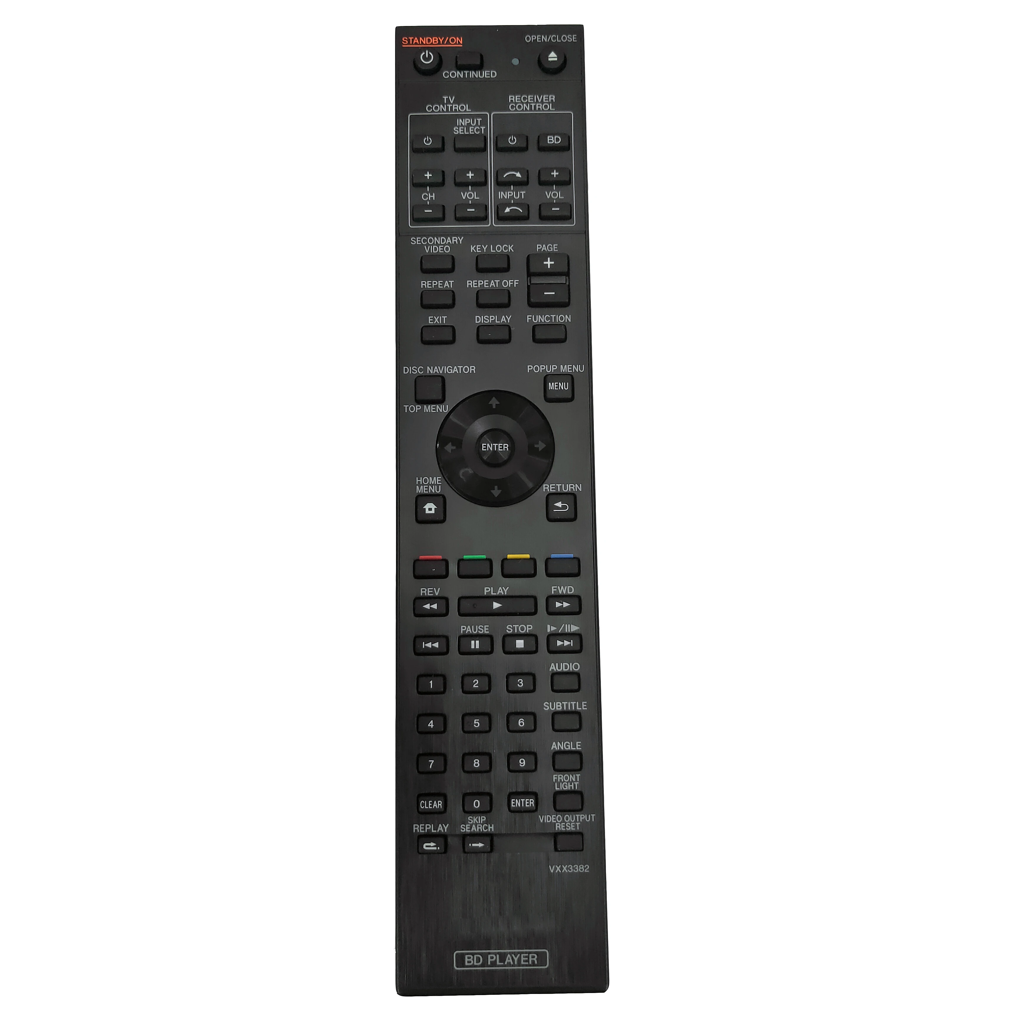 NEW Original for PIONEER VXX3382 VXX3383 Blu-Ray DVD Player Remote Control for BDP-430 BDP-4110 BDP-3110 BDP-3120 BDP-3220
NEW Original for PIONEER VXX3382 VXX3383 Blu-Ray DVD Player Remote Control for BDP-430 BDP-4110 BDP-3110 BDP-3120 BDP-3220