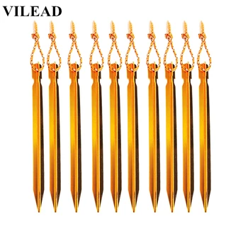 VILEAD 10pcs/lot 18cm 700I Aluminium Alloy Tent Peg Outdoor Tent Nail Stake with Rope Camping Traveling Beach Equipment Supplies
VILEAD 10pcs/lot 18cm 700I Aluminium Alloy Tent Peg Outdoor Tent Nail Stake with Rope Camping Traveling Beach Equipment Supplies