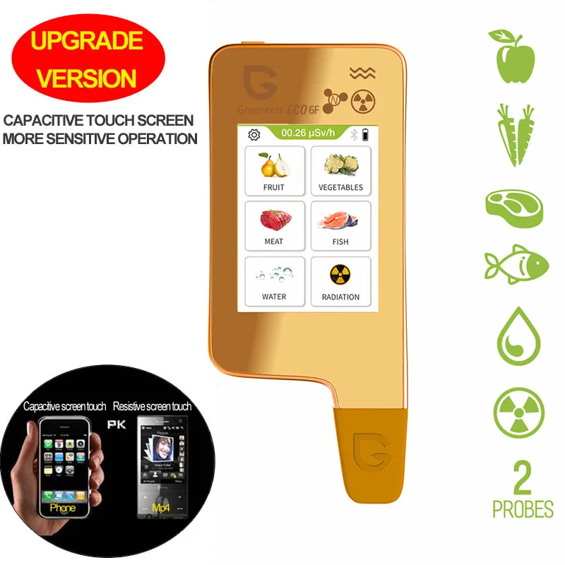 Greentest ECO-6F Digital Food Nitrate Tester Concentration Meter Analyzer Radiation/Fruit/Vegetable/Meat/Fish/Water Hardness TDS
Greentest ECO-6F Digital Food Nitrate Tester Concentration Meter Analyzer Radiation/Fruit/Vegetable/Meat/Fish/Water Hardness TDS