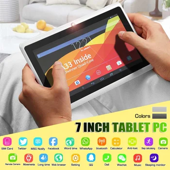 NEW 2 Colors 7'' LCD Android 4.4 Tablet PC Quad Core 8GB Dual Camera bluetooth Wifi Kids Gift 188x121mm
NEW 2 Colors 7'' LCD Android 4.4 Tablet PC Quad Core 8GB Dual Camera bluetooth Wifi Kids Gift 188x121mm