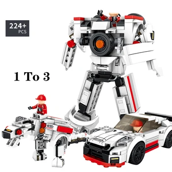 New 2020 Action Figure 1 To 3 Deformation GT Superspeed Racing Car Building Block Sets DIY Robot Bricks Construction Movie Toys
New 2020 Action Figure 1 To 3 Deformation GT Superspeed Racing Car Building Block Sets DIY Robot Bricks Construction Movie Toys