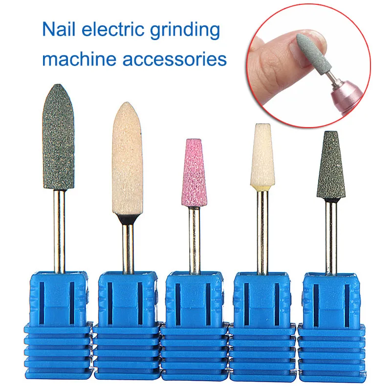 Nail Art Drill Bit Steel Cuticle Remove Bits Manicure Pedicure Rotary Polishing Burr Tool V9-Drop | Красота и здоровье