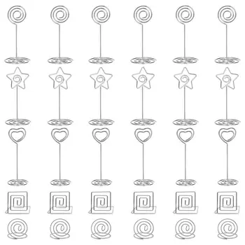 30 Pcs Table Number Holders Place Card Holders Photo Stands Memo Clips for Parties Weddings Office, 5 Assorted Designs for Multi
30 Pcs Table Number Holders Place Card Holders Photo Stands Memo Clips for Parties Weddings Office, 5 Assorted Designs for Multi