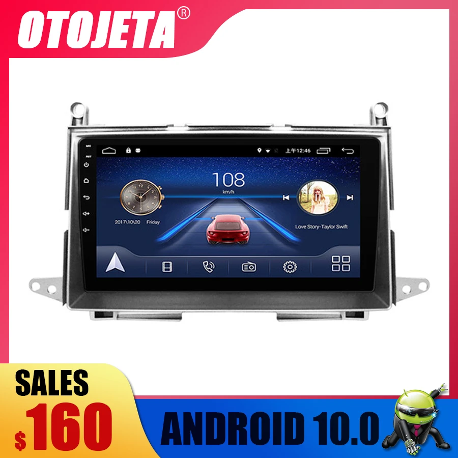 64 ГБ Android 10 0 Автомобильный мультимедийный плеер GPS для TOYOTA Venza Vista рекордер