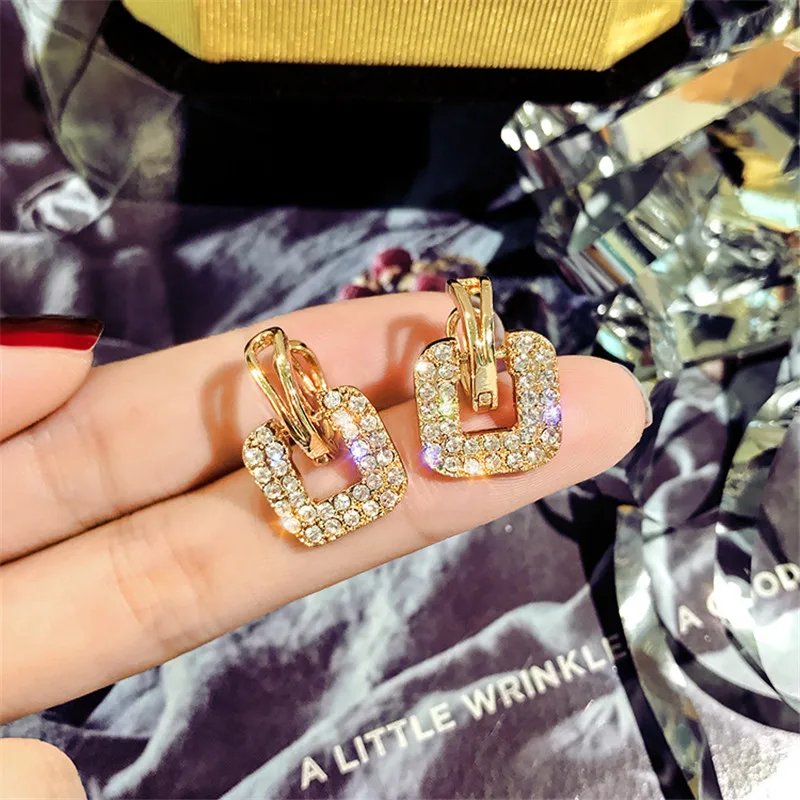 Elegant Female Square Zircon Clip Earrings Fashion Gold Color Party Wedding Earrings Minimalist Engagement Earrings For Women
Elegant Female Square Zircon Clip Earrings Fashion Gold Color Party Wedding Earrings Minimalist Engagement Earrings For Women