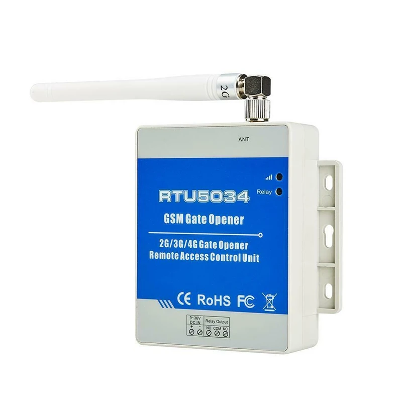 2G GSM Gate Automatic Opener Access Relay Switch Remote Control By Free Call Home Alarm System Security RTU5034
2G GSM Gate Automatic Opener Access Relay Switch Remote Control By Free Call Home Alarm System Security RTU5034