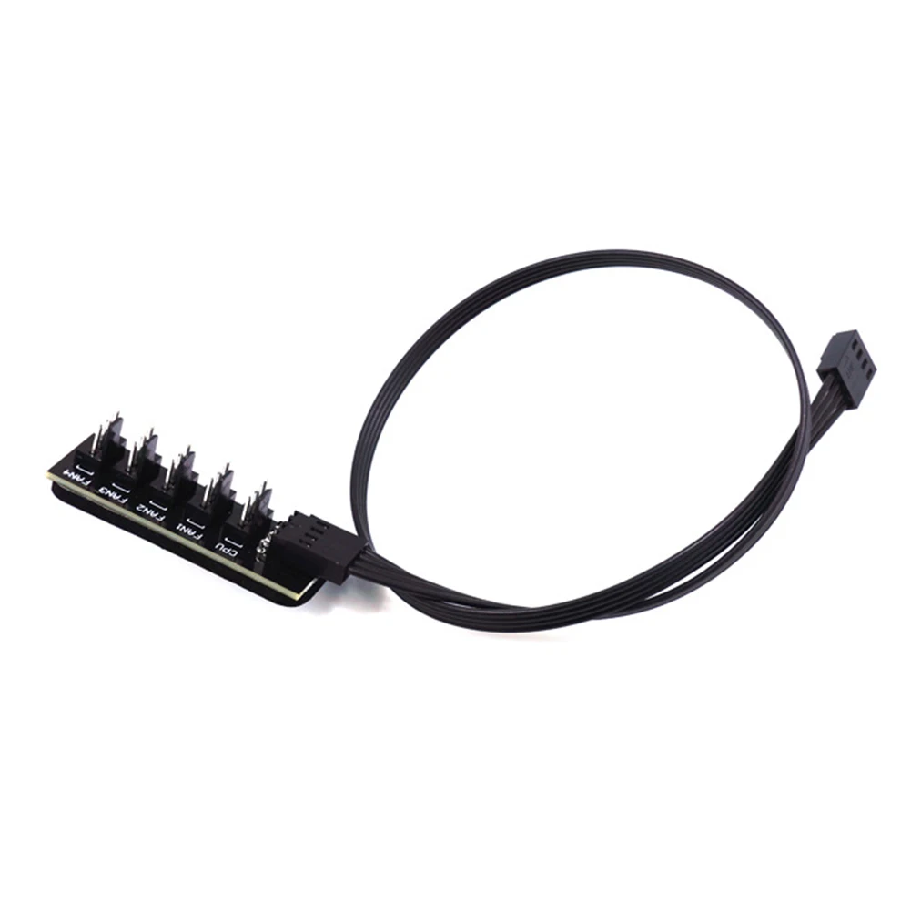 40cm Fan Hub Regulator Extended Line For PC Computer Connector Adapter Host Case CPU Cooler Black Splitter Cable Durable 1 To 5
40cm Fan Hub Regulator Extended Line For PC Computer Connector Adapter Host Case CPU Cooler Black Splitter Cable Durable 1 To 5